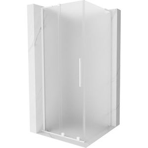 MEXEN/S - Velar L sprchovací kút, posuvné dvere 100 x 100, dekor, biela 871-100-100-33-20 vyobraziť