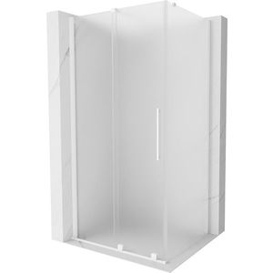 MEXEN/S - Velár sprchovací kút, posuvné dvere 100 x 110, dekor, biela 871-100-110-31-20 vyobraziť