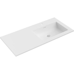 MEXEN - Otis umývadlo zapustené do dosky pravá 101 x 46, 5, biela mat 25181001P vyobraziť