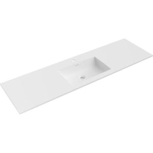 MEXEN - Otis umývadlo zapustené do dosky 161 x 46, 5, biela mat 25181601 vyobraziť