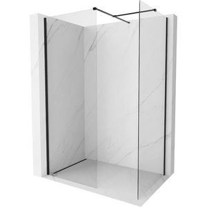 MEXEN/S - Kyoto-X Sprchová zástena WALK-IN 120 x 100, transparent 10 mm, čierna 800-120-202-70-00-100-X vyobraziť