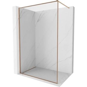 MEXEN/S - Kyoto-XF Sprchová zástena WALK-IN s rámom 120 x 202, transparent 10 mm, meď kartáčovaná 800-120-104-65-00-X vyobraziť