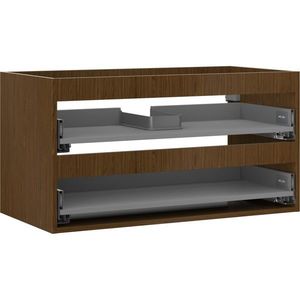 MEXEN - Box-A skrinka pre umývadlo 90, 2 zásuvky, orech 91AX0-0900-470-2-86 vyobraziť