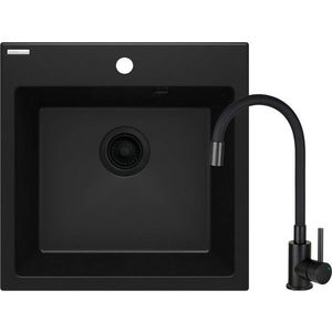 DEANTE DEANTE - Evora grafit - Granitový drez vrátane batérie ZQJNN103 vyobraziť