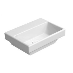 GSI - NORM keramické umývadlo 35x26cm, bez otvoru, biela ExtraGlaze 8650011 vyobraziť