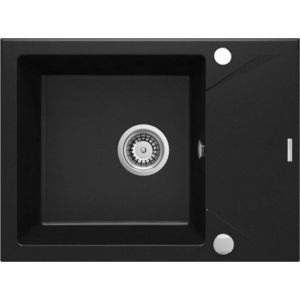 DEANTE DEANTE - Evora čierna - Granitový drez s odkvapkávačom ZQJ_N11A vyobraziť