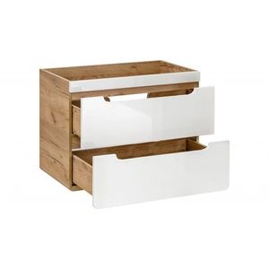 COMAD - Skrinka pod umývadlo 60cm 2 zásuvky ARUBA biela 5907611647172 vyobraziť