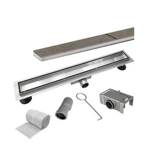 Mereo Odtokový sprchový žľab 70 cm, vr. roštu TILE CZ131 vyobraziť