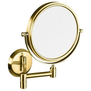 SAPHO - Závesné kozmetické zrkadlo, priemer 140, obojstranné, zlato XP012G vyobraziť