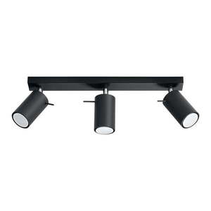 Čierne stropné svietidlo Sollux Ethno vyobraziť