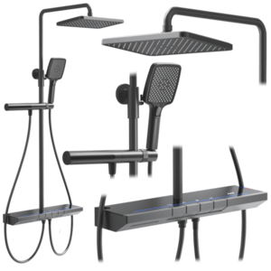 REA REA - Sprchový set s termostatom Pedro Titanium REA-P0896 vyobraziť