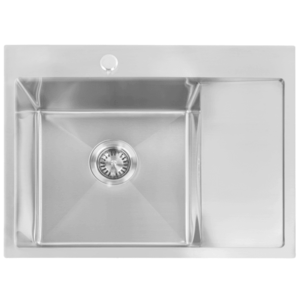 REA REA - Oceľový drez Fín BRUSH NICKEL ZLE-06012 vyobraziť