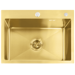 REA REA - Oceľový drez Liam BRUSH GOLD ZLE-06007 vyobraziť