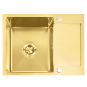 REA REA - Oceľový drez Paul BRUSH GOLD ZLE-06010 vyobraziť