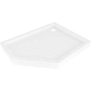 MEXEN - Flow+ päťboká sprchová vanička pravá 90 x 80, biela lesk 46P108090RH vyobraziť