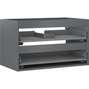 MEXEN - Box-A skrinka pre umývadlo 80, 2 zásuvky, grafit mat 91AX0-0800-470-2-66 vyobraziť