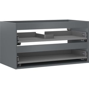 MEXEN - Box-A skrinka pre umývadlo 90, 2 zásuvky, grafit mat 91AX0-0900-470-2-66 vyobraziť