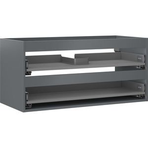 MEXEN - Box-A skrinka pre umývadlo 100, 2 zásuvky, grafit mat 91AX0-1000-470-2-66 vyobraziť