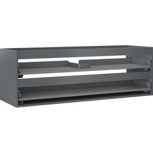 MEXEN - Box-A skrinka pre umývadlo 140, 2 zásuvky, grafit mat 91AX0-1400-470-2-66 vyobraziť