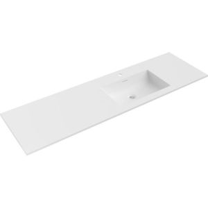 MEXEN - Otis umývadlo zapustené do dosky pravá 161 x 46, 5, biela mat 25181601P vyobraziť