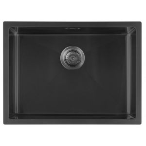 SAPHO SAPHO - ZENITH nerezový drez 60x45cm, gun metal ZN6045B vyobraziť