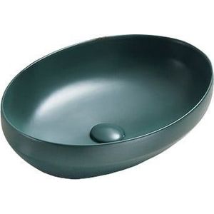 MEXEN - Cornelia umývadlo na dosku 50x36, tmavo zelená mat 21885047 vyobraziť