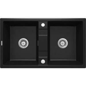 DEANTE DEANTE - Eridan čierna - Granitový drez, 2 - bowl ZQE_N203 vyobraziť