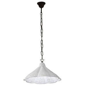 SAPHO - LAMPEDUSA závesné svietidlo E27, 60W, 230V, IP21, keramické tienidlo, 39cm, mosadzná reťaz MC011C vyobraziť