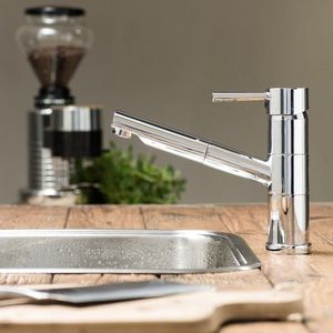 Eisl Eisl - Drezová stojánková batéria s výsuvnou spŕškou UNICORN, chróm 33770UNICORN vyobraziť