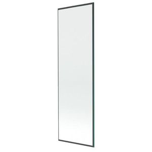 MEXEN - NEXT sklo k vaňovej zástene 80x150 fix 6mm, čierny rám 895-080-000-00-70 vyobraziť