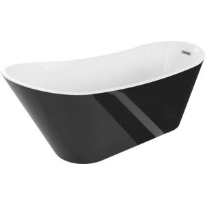 MEXEN - Alta vaňa voľne stojaca 170x75, biela/čierna bez krytu prepadu a zátky 52141707575-SS vyobraziť