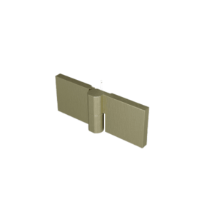 MEXEN - LUNAR pánty pre päťuhlú zástenu 2 ks ľavé zlatá kartáčovaná 830-07-55-L vyobraziť