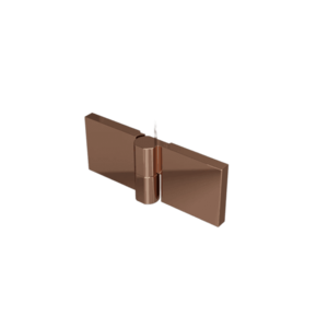 MEXEN - LUNAR pánty pre päťuhlú zástenu 2 ks ľavé ružové zlato 830-07-60-L vyobraziť