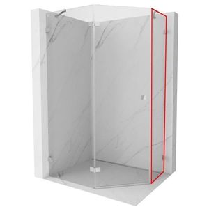 MEXEN - LUNAR (S+1) sklo 080x200 cm 8 mm, transparentné, pravé 831-000-080-00-00-P vyobraziť