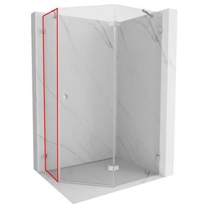 MEXEN - LUNAR (S+1) sklo 100x200 cm 8 mm, transparentné, ľavá 831-000-100-00-00-L vyobraziť