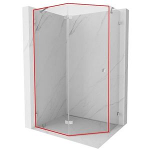 MEXEN - LUNAR (M+L) sklo 100x200 cm 8 mm, transparentné, ľavá 831-100-000-00-00-L vyobraziť