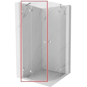 MEXEN - LUNAR (M+L) sklo 80x200 cm 8 mm, štvrťkruh, transparentný, ľavá 833-080-000-00-00-L vyobraziť