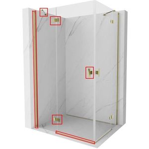 MEXEN - MIST montážna sada pre 8A5, zlatá, ľavá 8A5-50-L vyobraziť