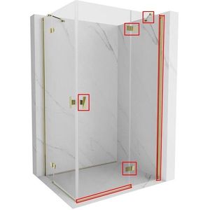 MEXEN - MIST montážna sada pre 8A5, zlatá, pravá 8A5-50-P vyobraziť