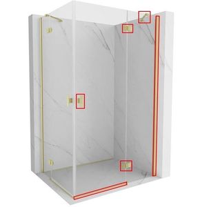 MEXEN - MIST montážna sada pre 8A5, zlatá kartáčovaná, pravá 8A5-55-P vyobraziť