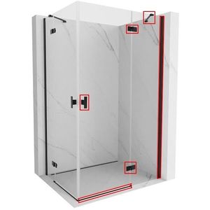 MEXEN - MIST montážna sada pre 8A5, čierna, pravá 8A5-70-P vyobraziť