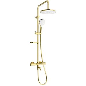 MEXEN/S - KX05 vaňový stĺp s termostatickou batériou, zlato / biela 779000591-50 vyobraziť