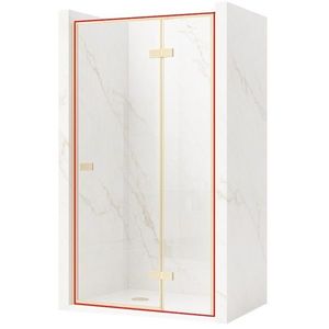 REA - Sprchové dvere bez stenového profilu ATLAS brúsené zlato 120 P REA-K4677 vyobraziť