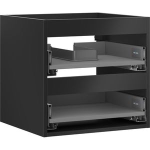 MEXEN - Box-A skrinka pre umývadlo 50, 2 zásuvky, čierna mat 91AX0-0500-470-2-71 vyobraziť