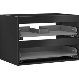 MEXEN - Box-A skrinka pre umývadlo 70, 2 zásuvky, čierna mat 91AX0-0700-470-2-71 vyobraziť