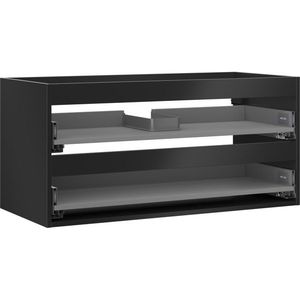 MEXEN - Box-A skrinka pre umývadlo 100, 2 zásuvky, čierna mat 91AX0-1000-470-2-71 vyobraziť