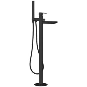 SAPHO - SPY vaňová batéria s pripojením do podlahy, čierna mat PY21/15 vyobraziť