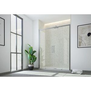 FORTE - Sprchové dvere URBAN ESSENCE N2FS - Farba rámu zásteny - Hliník ossidato, Rozmer A - 170, Rozmer C - 200, Smer zatváranie - Univerzálny Ľavé / Pravé, Výplň - Číre bezpečnostné sklo - 6 mm BEN25A1 vyobraziť