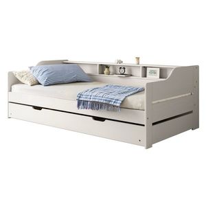 Jednolôžko s prístelkou 8819B LILI biely lak vyobraziť