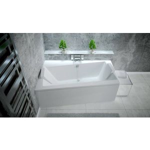 BESCO - Asymetrická vaňa ASTI - Nožičky k vani - Bez nožičiek, Rozmer vane - 170 × 110 cm, Spôsob prevedenia - Ľavé VANAST17L vyobraziť